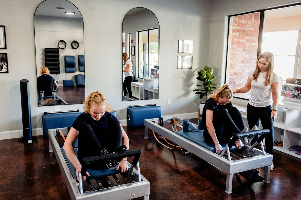 Small Pilates mat class at Gruene Pilates in New Braunfels